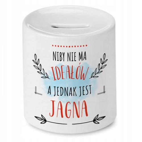 Skarbonka Dla Jagny na Urodziny na Prezent z Nadrukiem ze Zdjęciem