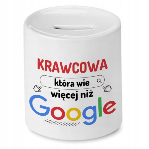 Skarbonka Dla Krawcowej na Urodziny na Prezent z Nadrukiem ze Zdjęciem