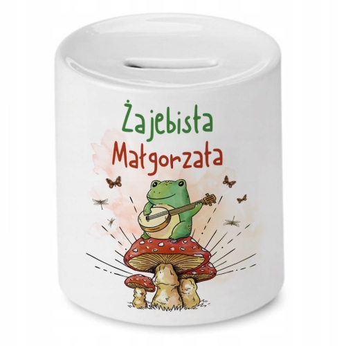 Skarbonka Dla Małgorzaty Urodziny Idealny Prezent z Nadrukiem ze Zdjęciem