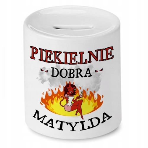 Skarbonka Dla Matyldy Idealny Urodziny Prezent z Nadrukiem ze Zdjęciem