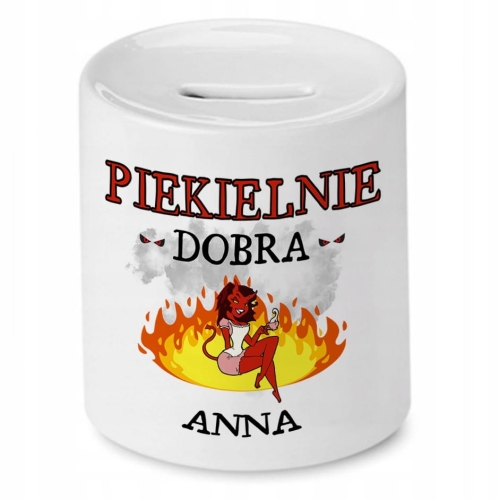 Skarbonka Dla Anny Idealny Urodziny Prezent z Nadrukiem ze Zdjęciem