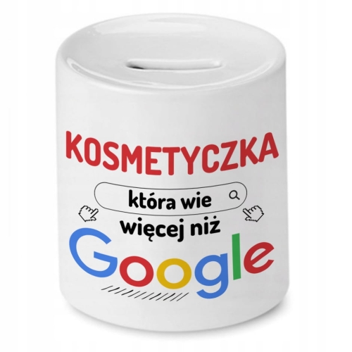 Skarbonka Dla Kosmetyczki na Imieniny Prezent z Nadrukiem ze Zdjęciem
