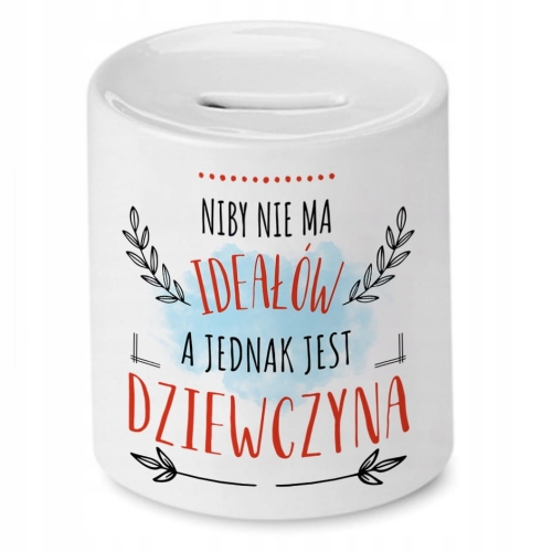 Skarbonka Dla Dziewczyny na Imieniny Prezent z Nadrukiem ze Zdjęciem