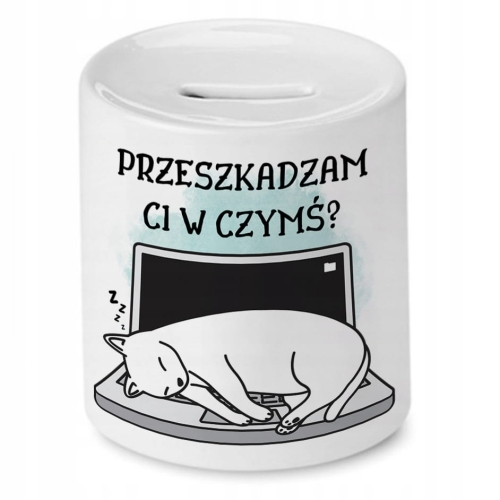 Skarbonka Z Kotkami Kotem Kociak na Prezent z Nadrukiem ze Zdjęciem