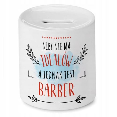 Skarbonka Dla Barbera Idealny Imieniny Prezent z Nadrukiem ze Zdjęciem