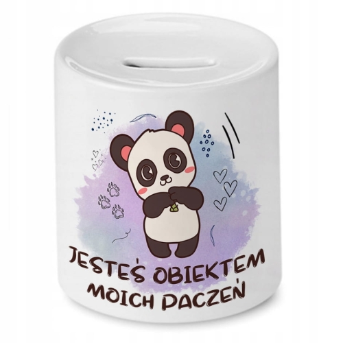 Skarbonka Z Misiem Miś Słodki na Prezent z Nadrukiem ze Zdjęciem