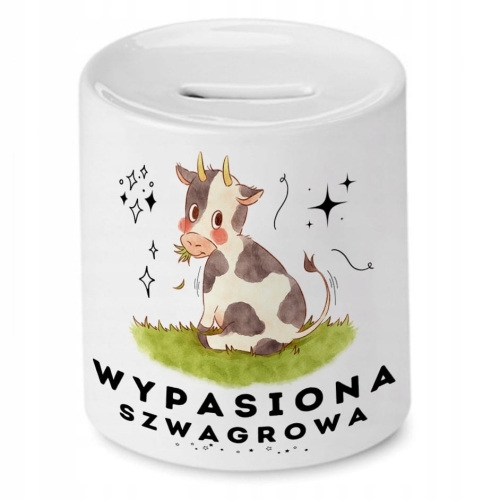 Skarbonka Dla Szwagrowej Urodziny Imieniny Prezent z Nadrukiem ze Zdjęciem