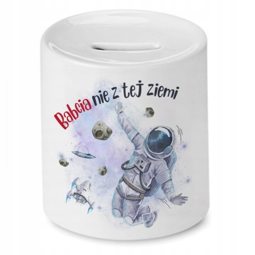 Skarbonka Dla Babci na Dzień Babci na Prezent z Nadrukiem ze Zdjęciem