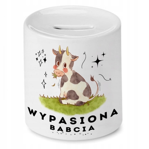 Skarbonka Dla Babci na Dzień Babci na Prezent z Nadrukiem ze Zdjęciem