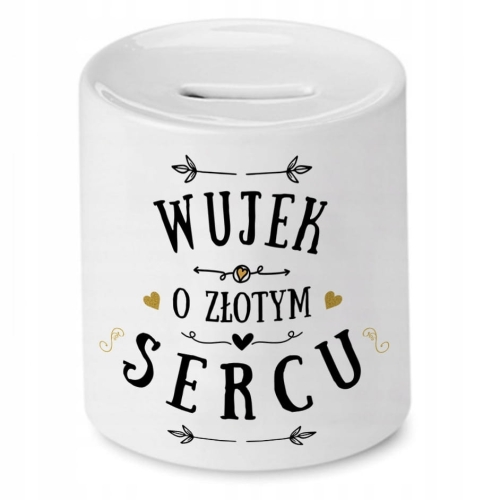 Skarbonka Dla Wujka na Urodziny Imieniny Prezent z Nadrukiem ze Zdjęciem