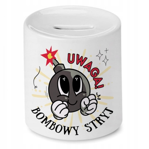 Skarbonka Dla Stryja na Urodziny Imieniny Prezent z Nadrukiem ze Zdjęciem