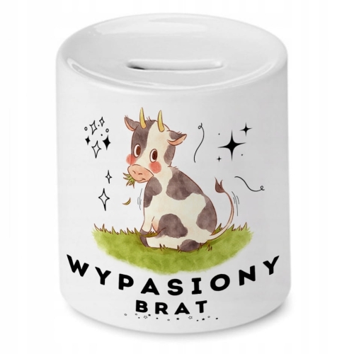 Skarbonka Dla Brata na Urodziny Imieniny Prezent z Nadrukiem ze Zdjęciem