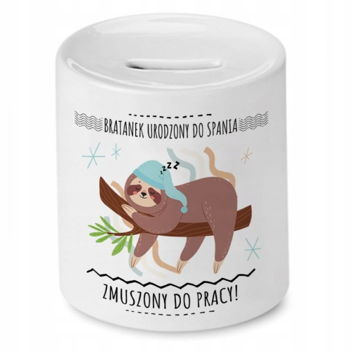 Skarbonka Dla Bratanka Urodziny Imieniny Prezent z Nadrukiem ze Zdjęciem