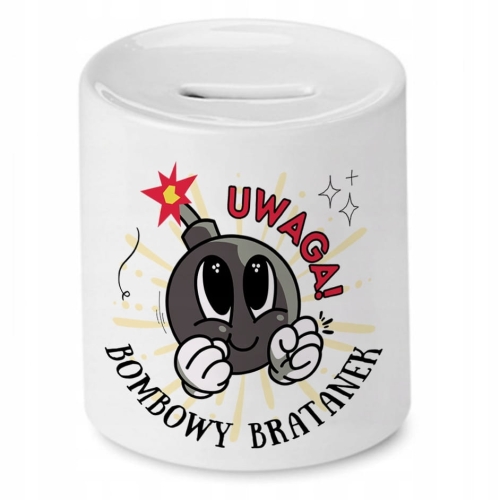 Skarbonka Dla Bratanka Urodziny Imieniny Prezent z Nadrukiem ze Zdjęciem