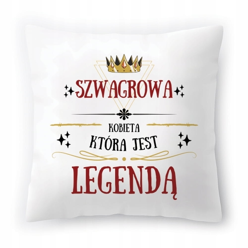 Poduszka Dla Szwagrowej na Urodziny na Prezent z Nadrukiem ze Zdjęciem