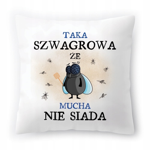 Poduszka Dla Szwagrowej na Urodziny na Prezent z Nadrukiem ze Zdjęciem
