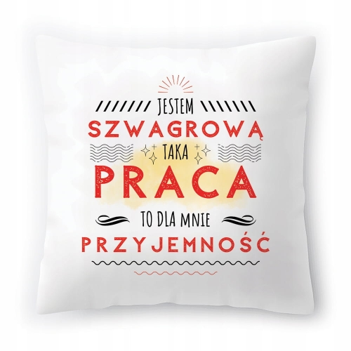 Poduszka Dla Szwagrowej na Urodziny na Prezent z Nadrukiem ze Zdjęciem