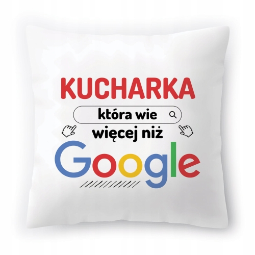 Poduszka Dla Kucharki na Urodziny na Prezent z Nadrukiem ze Zdjęciem