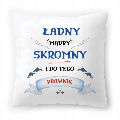 Poduszka Dla Prawnika na Urodziny Prezent z Nadrukiem ze Zdjęciem