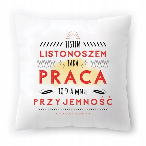 Poduszka Dla Listonosza na Urodziny Prezent z Nadrukiem ze Zdjęciem
