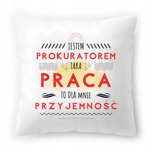 Poduszka Dla Prokuratora na Urodziny Prezent z Nadrukiem ze Zdjęciem