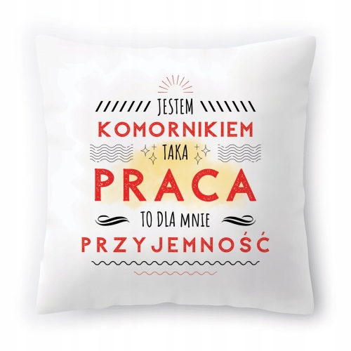 Poduszka Dla Komornika na Urodziny Prezent z Nadrukiem ze Zdjęciem