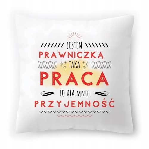 Poduszka Dla Prawniczki na Urodziny Prezent z Nadrukiem ze Zdjęciem