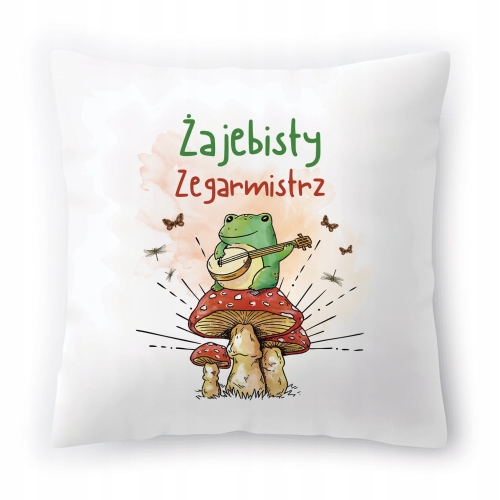 Poduszka Dla Zegarmistrza na Urodziny Prezent z Nadrukiem ze Zdjęciem
