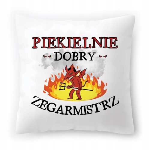 Poduszka Dla Zegarmistrza na Urodziny Prezent z Nadrukiem ze Zdjęciem