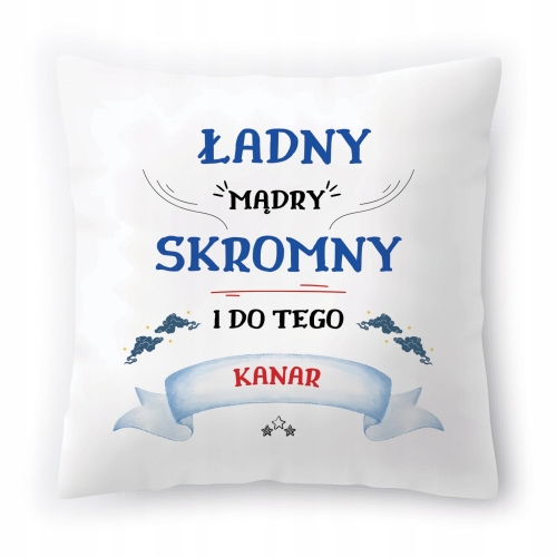 Poduszka Dla Kanara na Urodziny Prezent z Nadrukiem ze Zdjęciem
