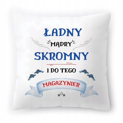 Poduszka Dla Magazyniera na Urodziny Prezent z Nadrukiem ze Zdjęciem