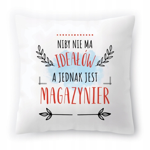 Poduszka Dla Magazyniera na Urodziny Prezent z Nadrukiem ze Zdjęciem