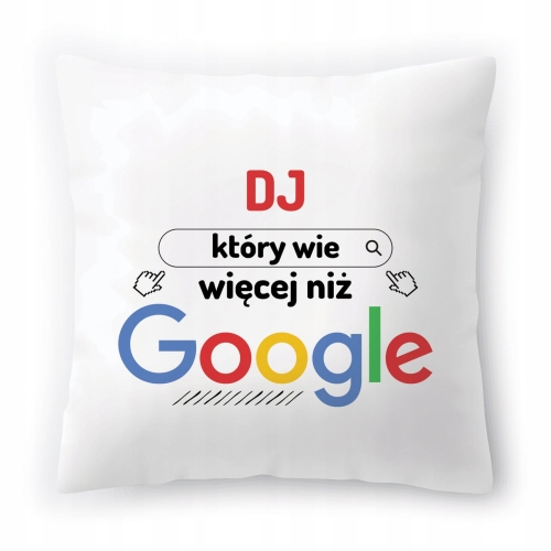 Poduszka Dla Dj'a Dja DJ na Urodziny Prezent z Nadrukiem ze Zdjęciem