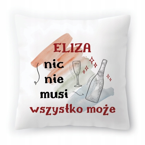 Poduszka Dla Elizy na Urodziny Imieniny Prezent z Nadrukiem ze Zdjęciem