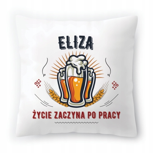 Poduszka Dla Elizy na Urodziny Imieniny Prezent z Nadrukiem ze Zdjęciem