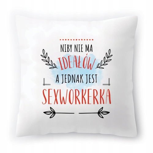 Poduszka Dla Sexworkerki na Urodziny Prezent z Nadrukiem ze Zdjęciem
