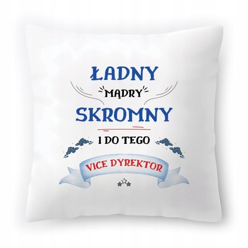 Poduszka Dla Vice Dyrektora na Urodziny Prezent z Nadrukiem ze Zdjęciem
