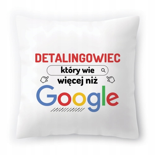 Poduszka Dla Detalingowca na Urodziny Prezent z Nadrukiem ze Zdjęciem