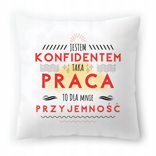 Poduszka Dla Konfidenta Urodziny Imieniny Prezent z Nadrukiem ze Zdjęciem