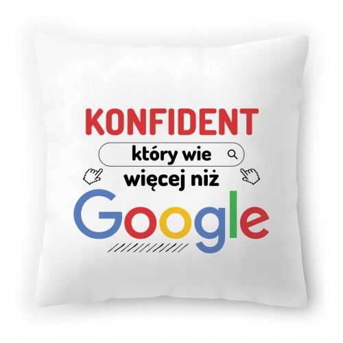Poduszka Dla Konfidenta Urodziny Imieniny Prezent z Nadrukiem ze Zdjęciem