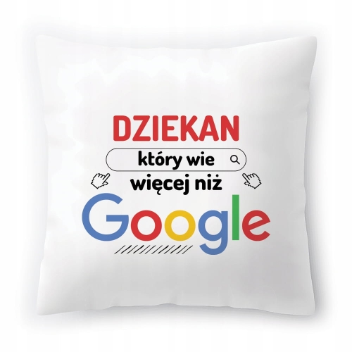 Poduszka Dla Dziekana na Urodziny Prezent z Nadrukiem ze Zdjęciem