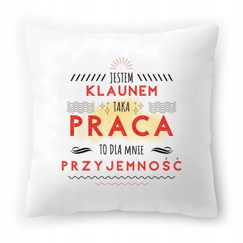 Poduszka Dla Klauna na Urodziny Prezent z Nadrukiem ze Zdjęciem