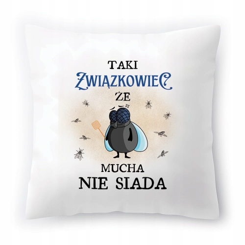 Poduszka Dla Związkowca na Urodziny Prezent z Nadrukiem ze Zdjęciem