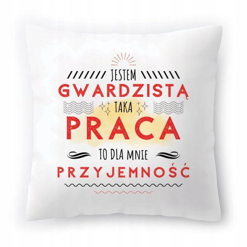 Poduszka Dla Gwardzisty na Urodziny Prezent z Nadrukiem ze Zdjęciem