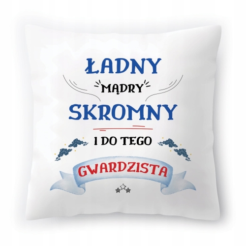 Poduszka Dla Gwardzisty na Urodziny Prezent z Nadrukiem ze Zdjęciem