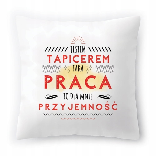 Poduszka Dla Tapicera na Urodziny Prezent z Nadrukiem ze Zdjęciem
