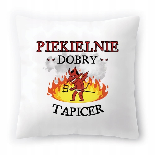 Poduszka Dla Tapicera na Urodziny Prezent z Nadrukiem ze Zdjęciem