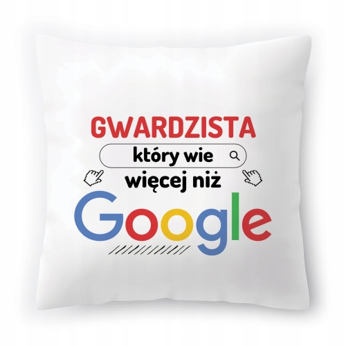 Poduszka Dla Gwardzisty na Urodziny Prezent z Nadrukiem ze Zdjęciem