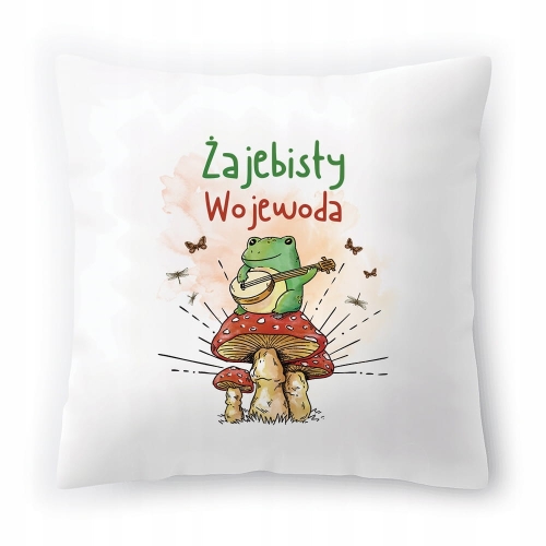 Poduszka Dla Wojewody na Urodziny Prezent z Nadrukiem ze Zdjęciem