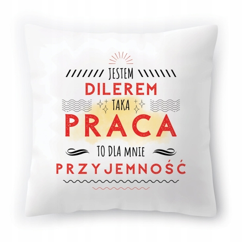 Poduszka Dla Dilera na Urodziny Imieniny Prezent z Nadrukiem ze Zdjęciem